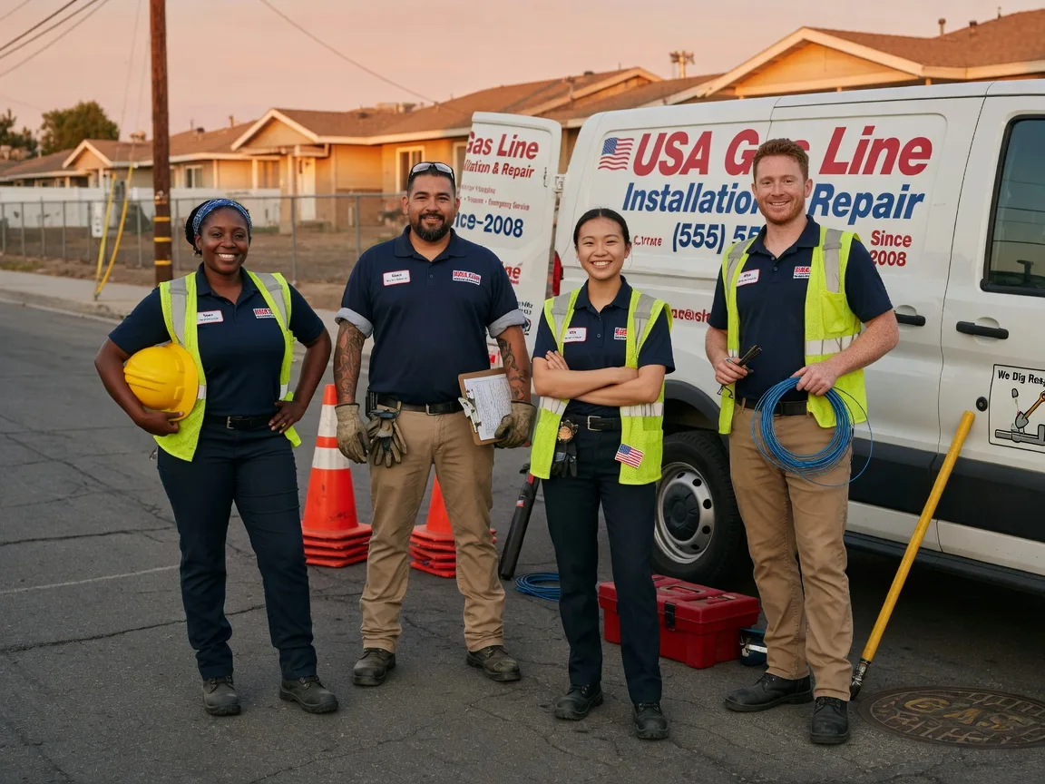 Gas Line Installation company in Flasher, ND